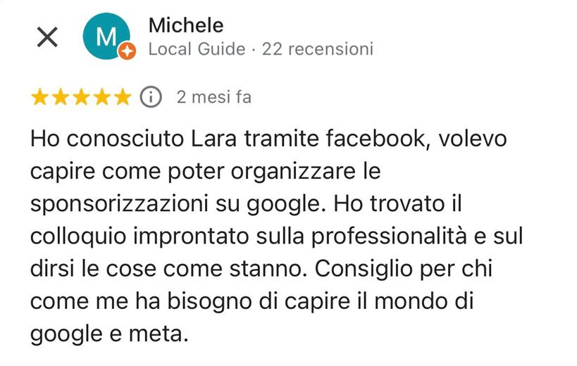 recensione michele su Lara